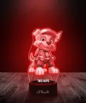 Lampka LED 3D Plexido Psi Patrol Rocky Bajka Prezent