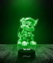Lampka LED 3D Plexido Psi Patrol Rocky Bajka Prezent