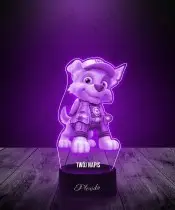 Lampka LED 3D Plexido Psi Patrol Rocky Bajka Prezent