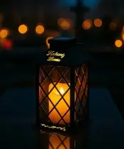 Lampion Solarny Latarnia Znicz Na Grób Na Wszystkich Świętych Premium