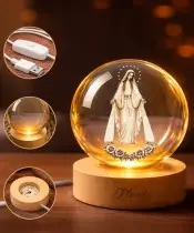 Kryształowa Kulka 3D Maryja Matka Boska