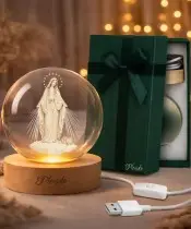 Kryształowa Kulka 3D Matka Boska Maryja