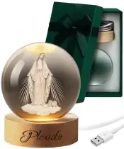 Kryształowa Kulka 3D Matka Boska Maryja