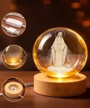 Kryształowa Kulka 3D Matka Boska Maryja
