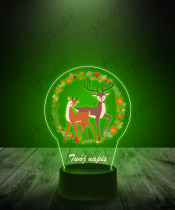 Lampka LED 3D Plexido z Nadrukiem Jelonki - 3