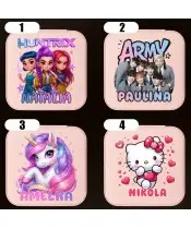 Szkatułka Zestaw Kreatywny Stitch do Tworzenia Bransoletek i Naszyjników Koraliki Charms dla Dziewczynki