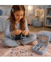 Zestaw do Tworzenia Bransoletek Charms BTS ARMY z Imieniem Personalizowana Szkatułka Prezent dla Dziewczynki
