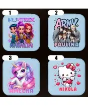 Personalizowany Zestaw do Tworzenia Bransoletek Charms Lilo i Stitch z Imieniem + Szkatułka Stich