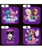 Personalizowany Zestaw do Tworzenia Bransoletek Charms Kuromi z Imieniem + Szkatułka