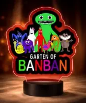 Lampka Garten of Banban LED 3D Personalizowana z Imieniem Prezent dla Dziecka