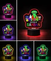 Lampka Garten of Banban LED 3D Personalizowana z Imieniem Prezent dla Dziecka