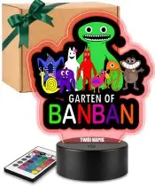 Lampka Garten of Banban LED 3D Personalizowana z Imieniem Prezent dla Dziecka