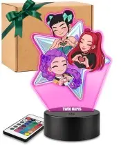 Lampka Huntrix Gwiazda LED 3D Personalizowana z Imieniem
