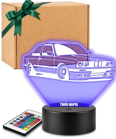 3D-Plexido-LED-Lampe Auto...