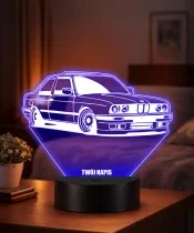 3D-Plexido-LED-Lampe Auto BMW E30 Coupe