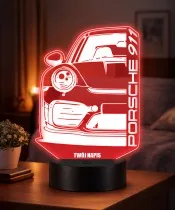 3D Plexido LED Lamp Car Porsche 911
