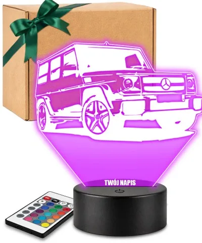 3D-Plexido-LED-Lampe Auto...