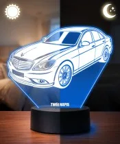 Lampka LED 3D Plexido Samochód Mercedes S Klasa W221