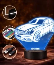 Lampka LED 3D Plexido Samochód Mercedes S Klasa W221