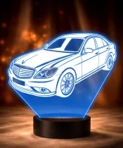 Lampka LED 3D Plexido Samochód Mercedes S Klasa W221