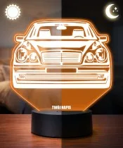3D-Plexido-LED-Lampe Auto Mercedes E-Klasse W210