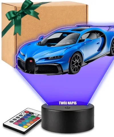 3D-LED-Lampe mit UV-Druck...