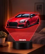 3D-LED-Lampe mit UV-Druck Auto Audi RS5 Coupe