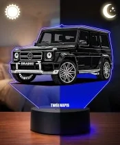 3D LED Lamp with UV Print Car Mercedes G-Class Brabus 800