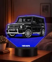 Lampka LED 3D z Nadrukiem UV Samochód Mercedes G-Class Brabus 800