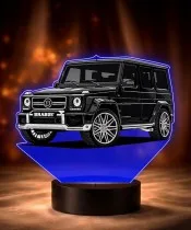 3D LED Lamp with UV Print Car Mercedes G-Class Brabus 800