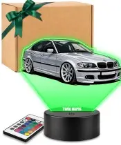 3D-LED-Lampe mit UV-Druck Auto BMW 3er E46 Limousine
