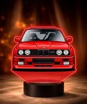 3D LED Lamp with UV Print Car BMW M3 E30