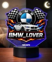 3D LED Lamp with UV Print Car BMW M4 Coupe BMW Lover