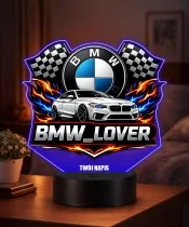 3D-LED-Lampe mit UV-Druck Auto BMW M4 Coupe BMW Lover