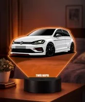3D-LED-Lampe mit UV-Druck Auto Volkswagen Golf VII GTI