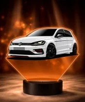 3D-LED-Lampe mit UV-Druck Auto Volkswagen Golf VII GTI