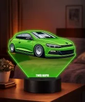 3D-LED-Lampe mit UV-Druck Auto Volkswagen Scirocco R