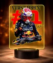 Lampka Nocna LED 3D Max Verstappen Formuła 1