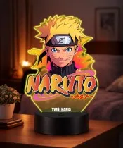 Lampka Nocna LED 3D Naruto Portret