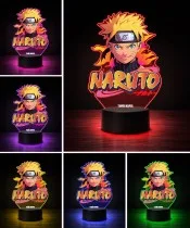 Naruto Portrait 3D LED Night Light with Name