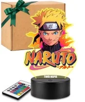 Naruto Portrait 3D LED Night Light with Name