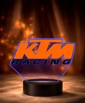 KTM Racing 3D LED Nachtlicht mit Namen