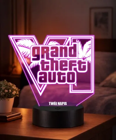 GTA Logo 3D LED Nachtlicht...
