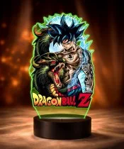 Dragon Ball Goku and Dragon 3D LED Night Light with Name