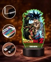Dragon Ball Goku und Drache 3D LED Nachtlicht mit Namen