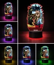 Lampka Nocna LED 3D Dragon Ball Goku i Smok