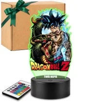 Dragon Ball Goku und Drache 3D LED Nachtlicht mit Namen