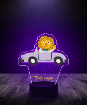 lampka_led_3d_plexido_z_nadrukiem_samochód_z_lwem