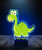 lampka_led_3d_plexido_z_nadrukiem_dinozaur_zielony