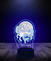 lampka_led_3d_plexido_z_nadrukiem_jednorożec_tęcza